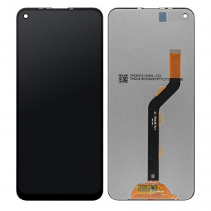 Дисплей Tecno Camon 15, Camon 15 Air, Spark 5, Spark 5 Pro (KD7), с тачскрином, Original, Black