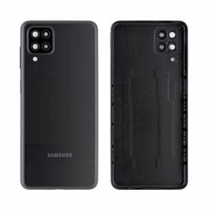 Задняя крышка Samsung A125 Galaxy A12, A127 Galaxy A12s, со стеклом камеры, Original PRC, Black