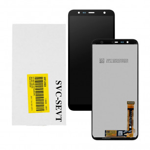 Дисплей Samsung J610 Galaxy J6 Plus 2018, J415 Galaxy J4 Plus 2018, GH97-22582A, с тачскрином, Original, Black