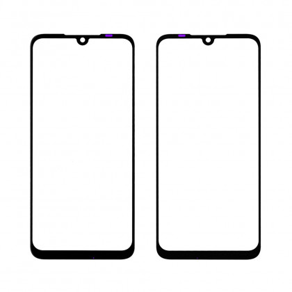 Стекло дисплея Xiaomi Redmi Note 7, Redmi Note 7 Pro, Black, фото № 1 - ukr-mobil.com