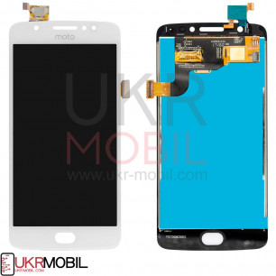 Дисплей Motorola Moto E4 XT1760, XT1762, XT1766, с тачскрином, White