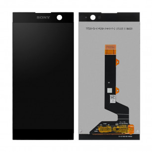 Дисплей Sony H3113 Xperia XA2, H3123 Xperia XA2, H3133 Xperia XA2, H4113 Xperia XA2, H4133 Xperia XA2, с тачскрином, Black