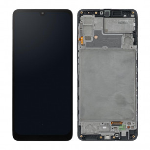 Дисплей Samsung M225 Galaxy M22, с тачскрином, с рамкой, OLED, Black