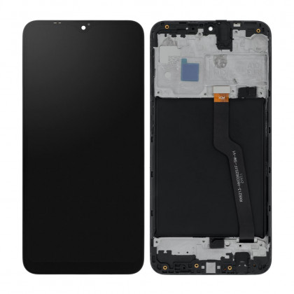 Дисплей Samsung A105 Galaxy A10, с тачскрином, рамкой, Original PRC, Black, фото № 1 - ukr-mobil.com