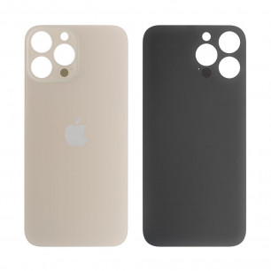 Задняя крышка Apple iPhone 13 Pro Max, большой вырез под камеру, High Quality, Gold