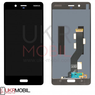 Дисплей Nokia 8 TA-1004, TA-1012, с тачскрином, Black
