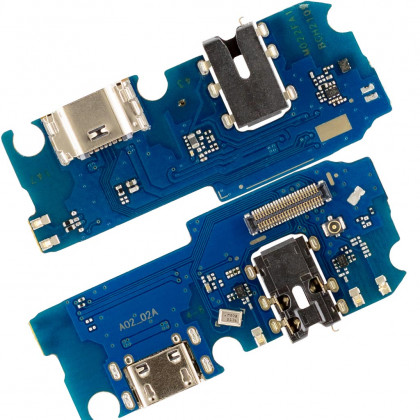 Шлейф Samsung A022 Galaxy A02, с разъемом зарядки, гарнитуры, микрофоном, High Quality, фото № 3 - ukr-mobil.com