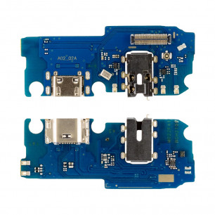 Шлейф Samsung A022 Galaxy A02, с разъемом зарядки, гарнитуры, микрофоном, High Quality
