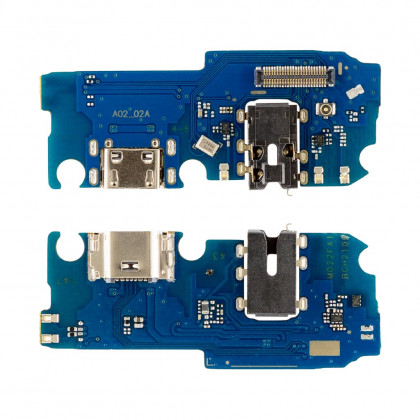 Шлейф Samsung A022 Galaxy A02, с разъемом зарядки, гарнитуры, микрофоном, High Quality, фото № 1 - ukr-mobil.com