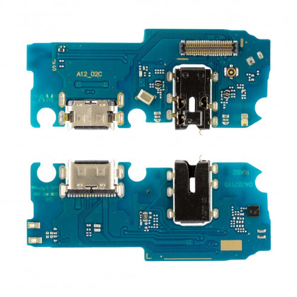 Шлейф Samsung A125 Galaxy A12, с разъемом зарядки, гарнитуры, High Quality, фото № 1 - ukr-mobil.com