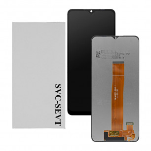 Дисплей Samsung M127 Galaxy M12, GH82-55540A, с тачскрином, Service Pack Original, Black